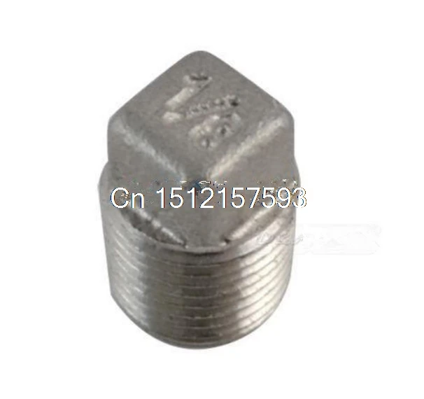 BSP 1/8"Malleable Square Head Pipe Fitting Plug Threaded Male Stainless Steel 304
BSP 1/8"Malleable Square Head Pipe Fitting Plug Threaded Male Stainless Steel 304