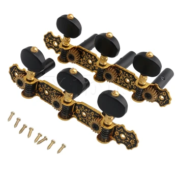 Yibuy1 Left 1 Right Machine Head Tuner Tuning Peg for Classical Guitar Replacement
Yibuy1 Left 1 Right Machine Head Tuner Tuning Peg for Classical Guitar Replacement