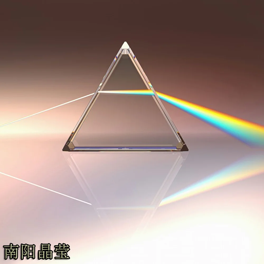 14*14*87mm Triangular Prism Rainbow Photo Seven-color Sunshine Early Education Optical Experimental Equipment
14*14*87mm Triangular Prism Rainbow Photo Seven-color Sunshine Early Education Optical Experimental Equipment