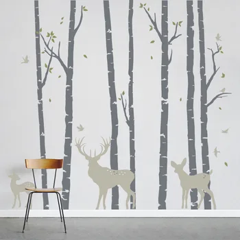 7 Trees Forest Bieds Deer Family Wall Sticker Home Decor Wall Art Mural Stickers Nursery Removable Vinyl Decorative Wallpaper
7 Trees Forest Bieds Deer Family Wall Sticker Home Decor Wall Art Mural Stickers Nursery Removable Vinyl Decorative Wallpaper