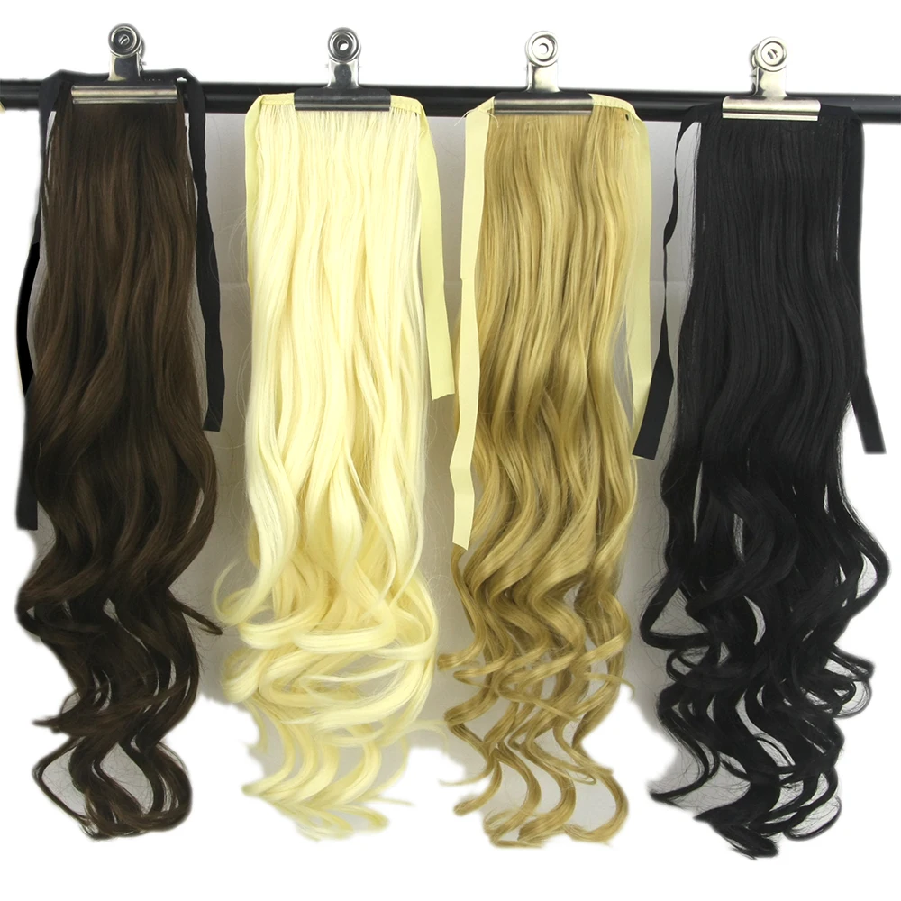Soowee 10 Colors High Temperature Fiber Synthetic Women Hair Extensions Black Blonde Wavy Ponytail Hairpiece Pony Hair
Soowee 10 Colors High Temperature Fiber Synthetic Women Hair Extensions Black Blonde Wavy Ponytail Hairpiece Pony Hair