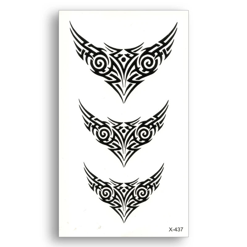 Black Fake temporary tattoo Water Transfer Tribal totem Stickers Beauty disposable Body Art Cool makeup Live of Song X437
Black Fake temporary tattoo Water Transfer Tribal totem Stickers Beauty disposable Body Art Cool makeup Live of Song X437