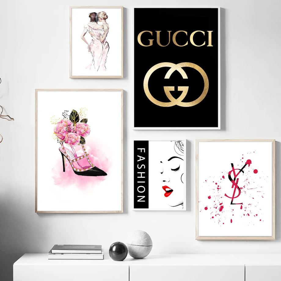 Fashion Girl Flower Shoe Vogue Women Wall Art Canvas Painting Nordic Posters And Prints Wall Pictures For Living Room Home Decor
Fashion Girl Flower Shoe Vogue Women Wall Art Canvas Painting Nordic Posters And Prints Wall Pictures For Living Room Home Decor