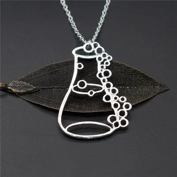 Elfin Erlenmeyer Flask Necklaces Potion Bottle Chemistry Laboratory Graduation Gift Conical Flask Pendant Necklaces Jewellery
Elfin Erlenmeyer Flask Necklaces Potion Bottle Chemistry Laboratory Graduation Gift Conical Flask Pendant Necklaces Jewellery