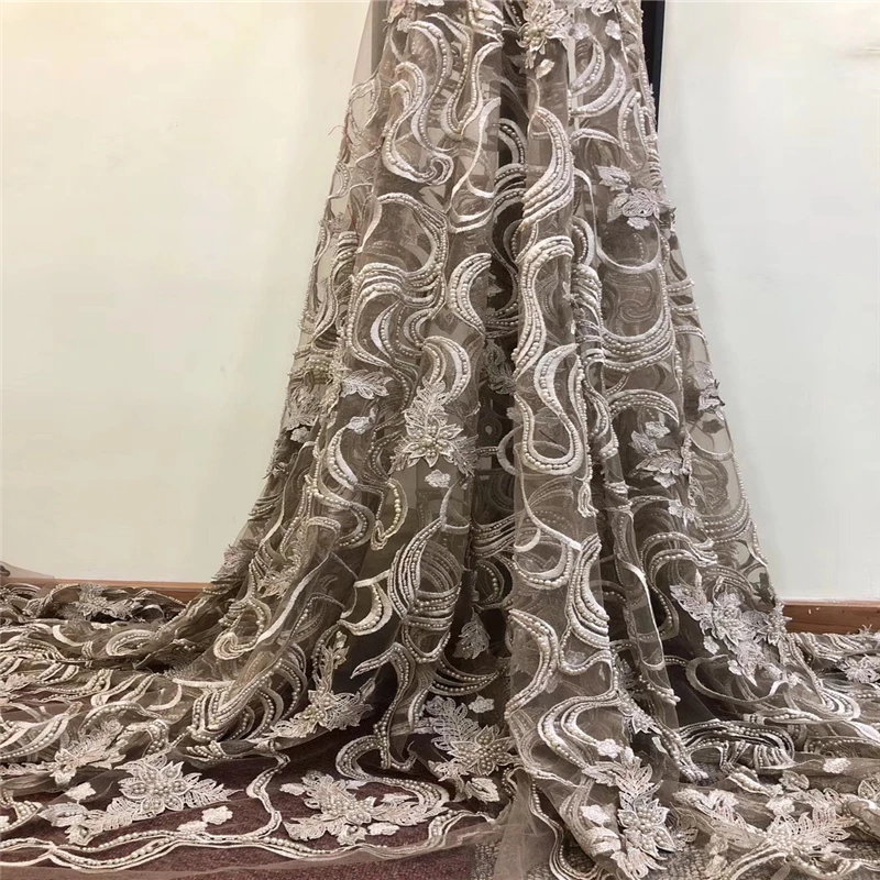 VILLIEA Heavy Embroidered High Quality Tulle Lace Fabric 2018, Hand-Made African French Net Lace For Wedding Tulle Lace
VILLIEA Heavy Embroidered High Quality Tulle Lace Fabric 2018, Hand-Made African French Net Lace For Wedding Tulle Lace
