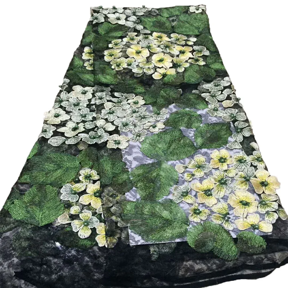 5yards High quality African lace fabric with beads French lace fabric Nigerian Net lace fabric for dress X719-2
5yards High quality African lace fabric with beads French lace fabric Nigerian Net lace fabric for dress X719-2