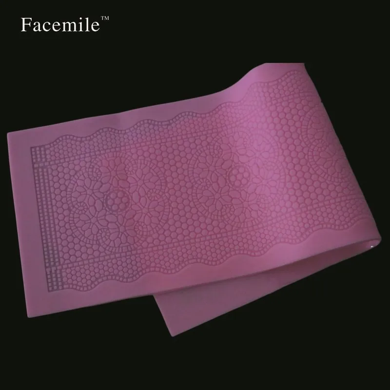 Silicone Sugar Lace Pad Baking Tools Border Decoration Lace Mold Fondant Flower Lace Mat Fondant Gift Decorating Tools 03012
Silicone Sugar Lace Pad Baking Tools Border Decoration Lace Mold Fondant Flower Lace Mat Fondant Gift Decorating Tools 03012