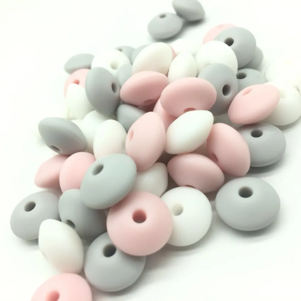 100 pcs Loose Silicone Beads Abacus Lentils 12*6mm Diy Teething Jewelry Bpa Free Baby Pacifier Chain Silicone Beads
100 pcs Loose Silicone Beads Abacus Lentils 12*6mm Diy Teething Jewelry Bpa Free Baby Pacifier Chain Silicone Beads