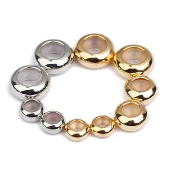 20 pieces big hole beads positioning copper expansion beads in a white silicone necklace adjustment beads for jewelry making
20 pieces big hole beads positioning copper expansion beads in a white silicone necklace adjustment beads for jewelry making
