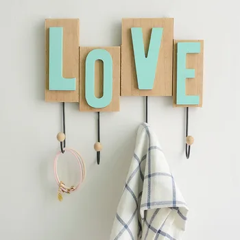 Wall LOVE Hanger Wooden Hooks Creative Rustic Finish Home Iron Wooden Board Wall Decorative Hook Key Hat Hanger
Wall LOVE Hanger Wooden Hooks Creative Rustic Finish Home Iron Wooden Board Wall Decorative Hook Key Hat Hanger