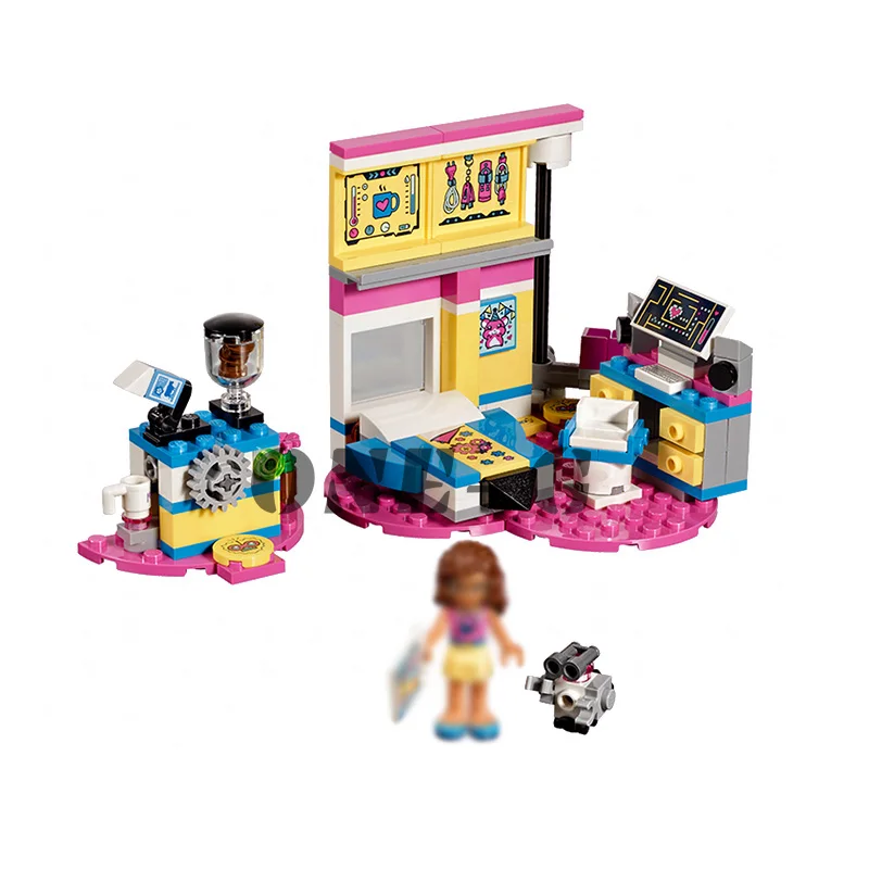 Compatible with Friends 41329 Building blocks 01054 182pcs Bricks Elves Olivia's Deluxe Bedroom figures toys for children
Compatible with Friends 41329 Building blocks 01054 182pcs Bricks Elves Olivia's Deluxe Bedroom figures toys for children