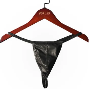 Men Faux Leather Underwear Hollow Out Big U Convex Pocket Rope Thongs fashion erogenous G-Strings Sexy Fad Home Wear Underwear
Men Faux Leather Underwear Hollow Out Big U Convex Pocket Rope Thongs fashion erogenous G-Strings Sexy Fad Home Wear Underwear
