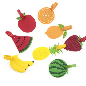 Lovely Watermelon Banana Apple Fruit Luggage Tag Suitcase ID Address Name Tags Fashion Silicon Gel Label Bag Tags
Lovely Watermelon Banana Apple Fruit Luggage Tag Suitcase ID Address Name Tags Fashion Silicon Gel Label Bag Tags
