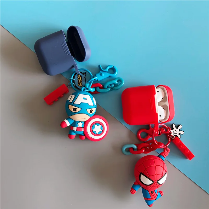 Case For AirPods Silicone cute Protective Cover Bluetooth Earphone Case luxury for airpods Marvel Accessories with keychain
Case For AirPods Silicone cute Protective Cover Bluetooth Earphone Case luxury for airpods Marvel Accessories with keychain