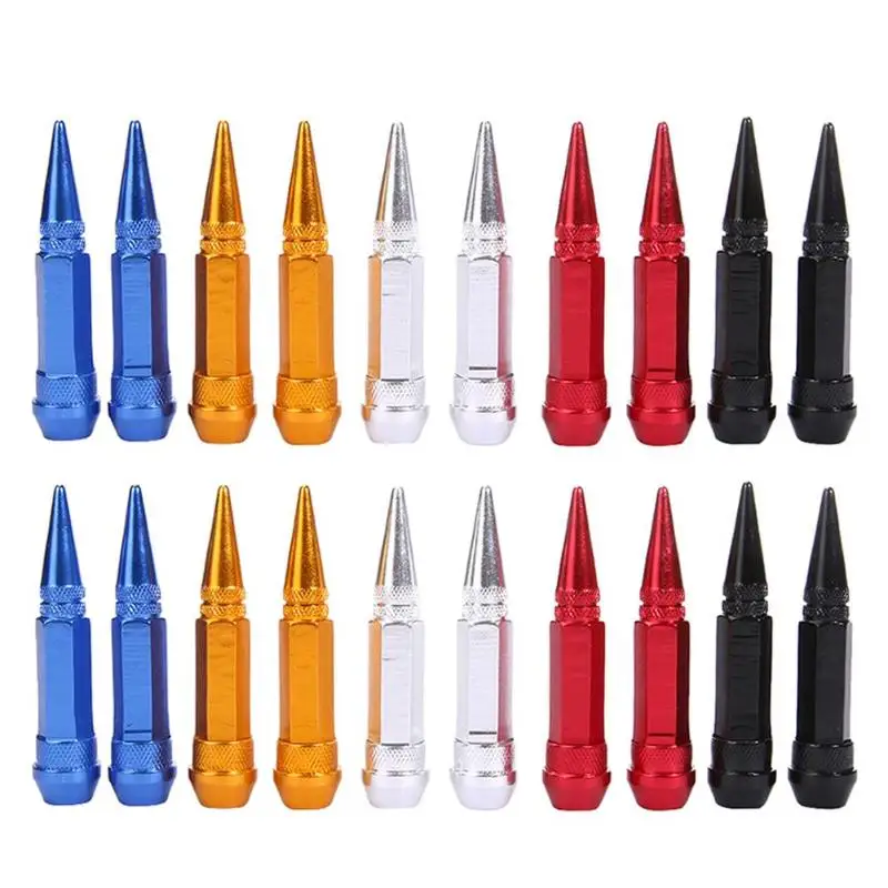 4pcs/set Spike Shape Chrome Aluminum Alloy Car Bicycle Wheel Tire Tyre Valve Stem Caps Dust Covers Auto Accessories 5 Colours
4pcs/set Spike Shape Chrome Aluminum Alloy Car Bicycle Wheel Tire Tyre Valve Stem Caps Dust Covers Auto Accessories 5 Colours