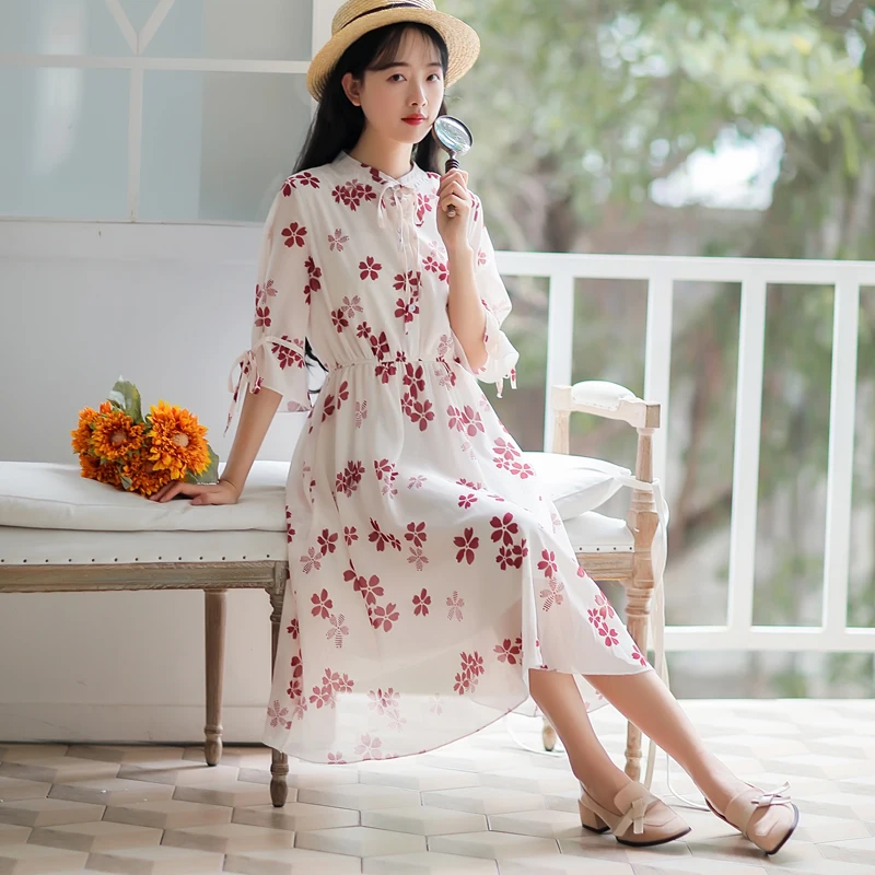 2019 the new summer fairy fairy falbala little pure and fresh and sweet chiffon floral short
2019 the new summer fairy fairy falbala little pure and fresh and sweet chiffon floral short