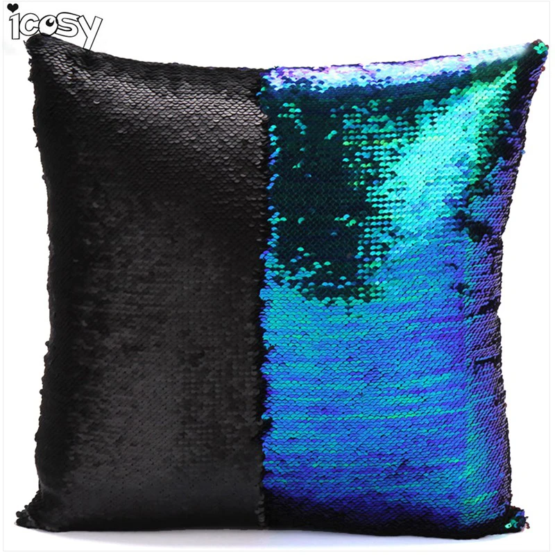 Decorative Cushion Covers Mermaid Pillow Case Cover Reversible Throw Pillow Pillowcases For Sofa Home Decor 25