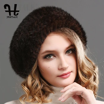 FURTALK 100% natural mink fur hat women winter fur hats mink fur beret cap for women 2019 autumn winter female warm real fur hat
FURTALK 100% natural mink fur hat women winter fur hats mink fur beret cap for women 2019 autumn winter female warm real fur hat