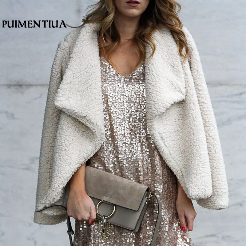Puimentiua 2018 Thicken Faux Fur Women Jackets Open Front Cardigan Coat Casual Fleece Female Outerwears Plus Size
Puimentiua 2018 Thicken Faux Fur Women Jackets Open Front Cardigan Coat Casual Fleece Female Outerwears Plus Size