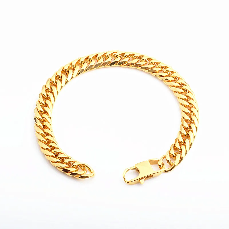 Link Chain Bracelet for Men Stainless Steel charm bracelet armband heren Punk Hip-hop pulsera hombre
Link Chain Bracelet for Men Stainless Steel charm bracelet armband heren Punk Hip-hop pulsera hombre