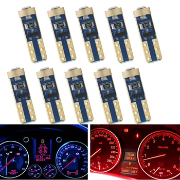 100PCS T5 W1.2W 58 74 286 3030LED 1SMD Car Interior Light Auto Side Wedge Dashboard Gauge Instrument Lamp Bulb 12V
100PCS T5 W1.2W 58 74 286 3030LED 1SMD Car Interior Light Auto Side Wedge Dashboard Gauge Instrument Lamp Bulb 12V