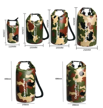 Waterproof Bags Dry Sack Bag For Canoe Kayak Rafting Camping Fishing Swimming Outdoor Sport Bags Travel Kit Equipment 2L TO 30L
Waterproof Bags Dry Sack Bag For Canoe Kayak Rafting Camping Fishing Swimming Outdoor Sport Bags Travel Kit Equipment 2L TO 30L