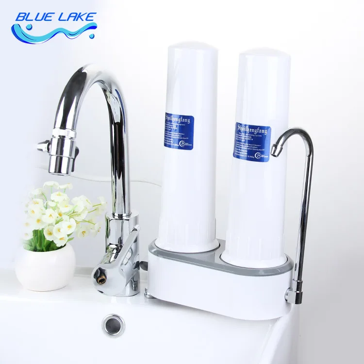 Фото Two layers of filtration ABS shell Faucet-mounted water purifier descaling easy to install Safe drinking Reusable Filter | Бытовая