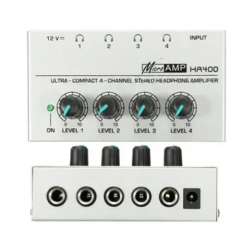 Mayitr Headphone Amplifier 1pc HA400 Ultra-Compact 4 Channel Headphone Audio Stereo Amp Microamp Amplifier + EU Adapter
Mayitr Headphone Amplifier 1pc HA400 Ultra-Compact 4 Channel Headphone Audio Stereo Amp Microamp Amplifier + EU Adapter