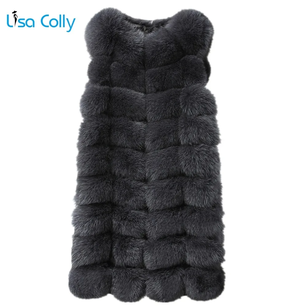 Lisa Colly Fake Fur Women Fox Faux Fur Vest Coat Women Winter Artifical Fur Coat Jacket Long Waistcoat thick furs vest jacket
Lisa Colly Fake Fur Women Fox Faux Fur Vest Coat Women Winter Artifical Fur Coat Jacket Long Waistcoat thick furs vest jacket