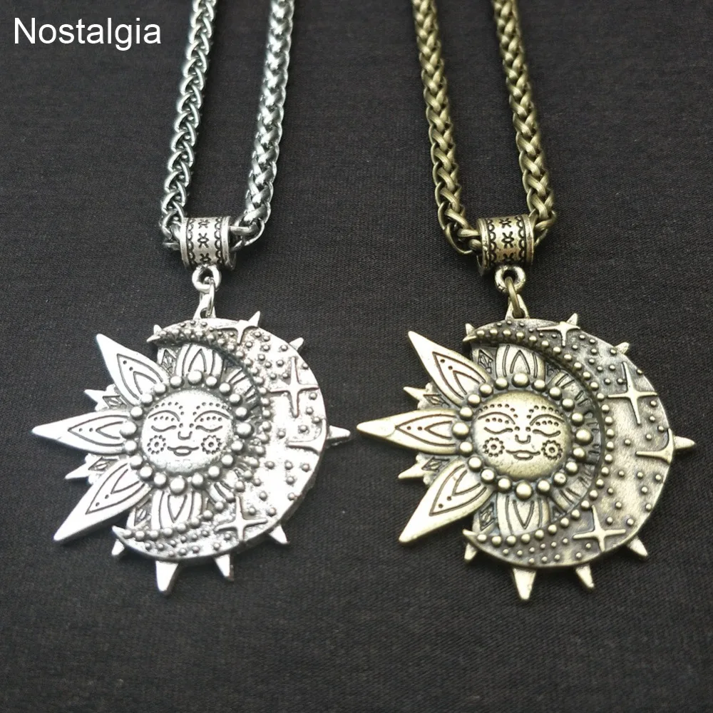 Wicca Lotus Flower Witchcraft Sun Moon Star Necklace Mandala Spiritual Jewelry For Women 2019 Dropshipping
Wicca Lotus Flower Witchcraft Sun Moon Star Necklace Mandala Spiritual Jewelry For Women 2019 Dropshipping