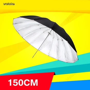 150CM Studio Umbrella Softbox Portable Reflective Umbrella Professional Studio Series Silver Softbox Portrait Shooting CD50 T11
150CM Studio Umbrella Softbox Portable Reflective Umbrella Professional Studio Series Silver Softbox Portrait Shooting CD50 T11