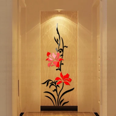 Orchid Acrylic 3Dl wall sticker Entrance way home accessories DIY art wall decor stickers Living room Mirrored decorative
Orchid Acrylic 3Dl wall sticker Entrance way home accessories DIY art wall decor stickers Living room Mirrored decorative