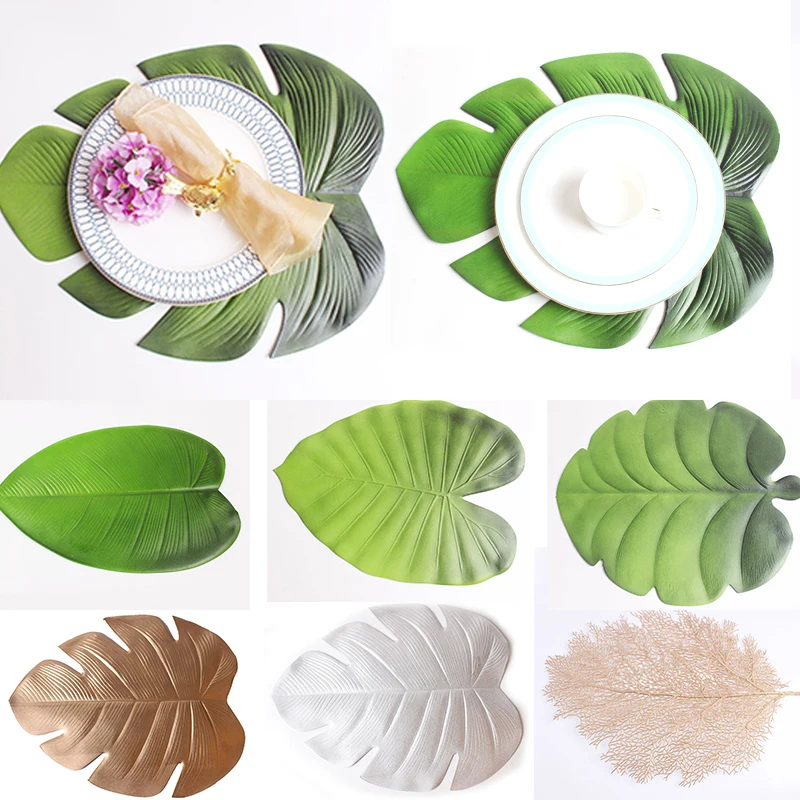 Cup Kitchen Accessories Lotus Leaf Palm Leaf Coffee Table Coasters For Dining Placemat Simulation Plant 1PC Table Mats
Cup Kitchen Accessories Lotus Leaf Palm Leaf Coffee Table Coasters For Dining Placemat Simulation Plant 1PC Table Mats