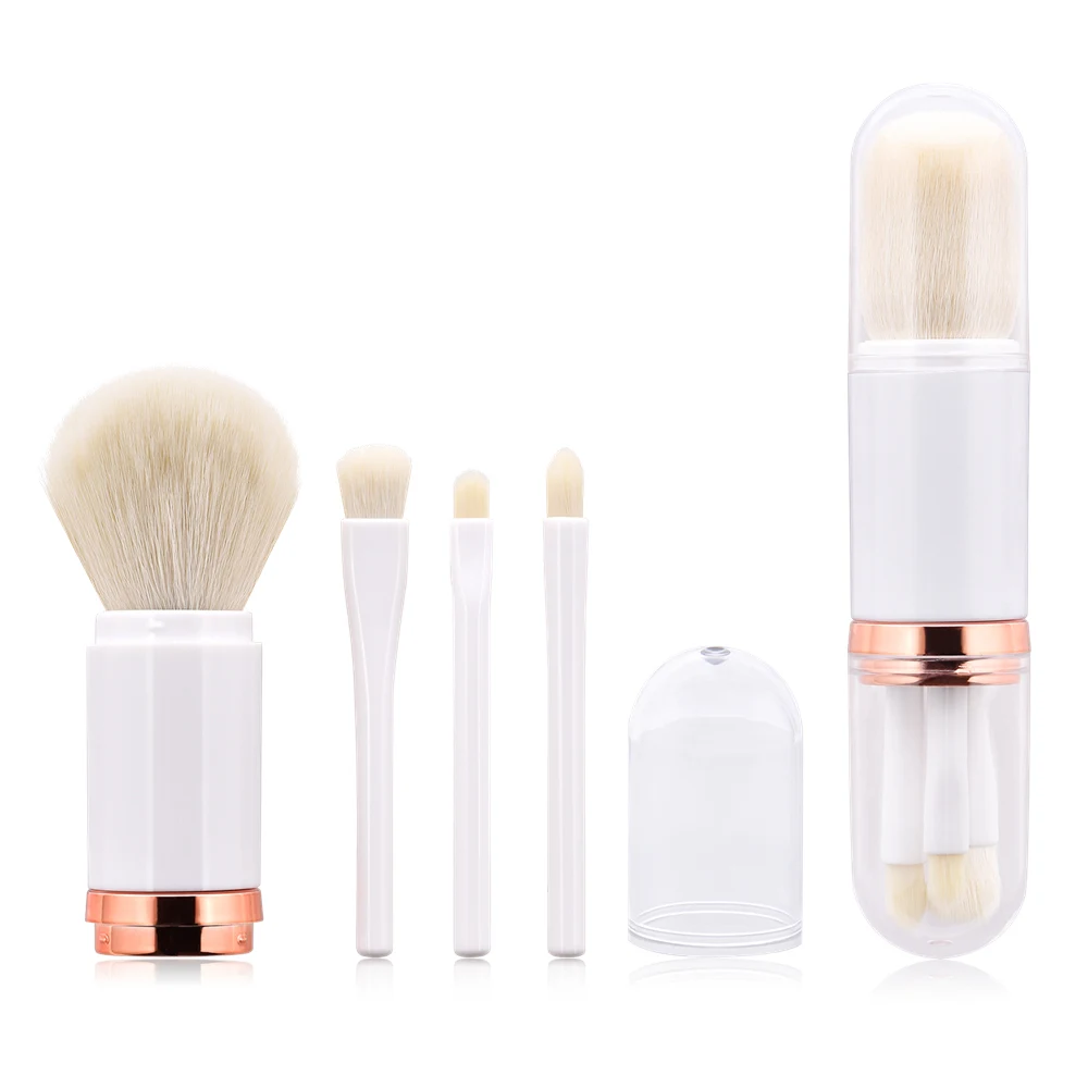 Luxury 4-in-1 Multi-function Makeup Brushes Double Head With Cover Combination Loose Powder Blush Eye Shadow Makeup Brushes Set
Luxury 4-in-1 Multi-function Makeup Brushes Double Head With Cover Combination Loose Powder Blush Eye Shadow Makeup Brushes Set