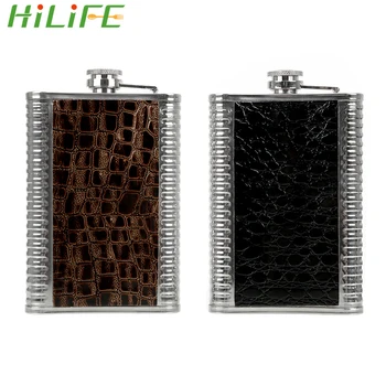 HILIFE Whisky Bottle 9OZ Stainless Steel Drinkware Portable Hip Flasks Anti Slip Alcohol Flask
HILIFE Whisky Bottle 9OZ Stainless Steel Drinkware Portable Hip Flasks Anti Slip Alcohol Flask