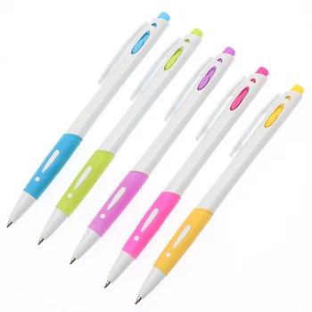 4pc Candy Color Push Type Exclamation Point Ballpoint Pen Simple Super Good Write Office Accessories Pen Plastic Material
4pc Candy Color Push Type Exclamation Point Ballpoint Pen Simple Super Good Write Office Accessories Pen Plastic Material