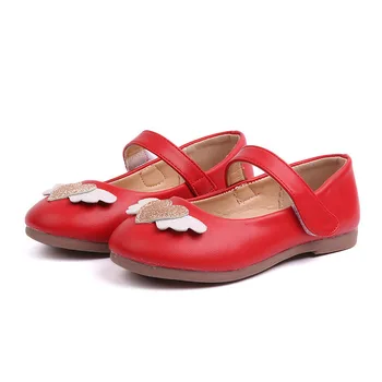 Mumoresip Autumn New Girls Shoes Soft Kids Leather Flats Princess Sweet Glitter Heart With Wings Wedding Party Dress Shoes 21-30
Mumoresip Autumn New Girls Shoes Soft Kids Leather Flats Princess Sweet Glitter Heart With Wings Wedding Party Dress Shoes 21-30