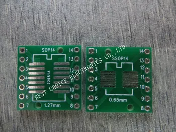 100PCS TSSOP14 SSOP14 SOP14 to DIP14 Transfer Board DIP Pin Board Pitch Adapter NEW
100PCS TSSOP14 SSOP14 SOP14 to DIP14 Transfer Board DIP Pin Board Pitch Adapter NEW