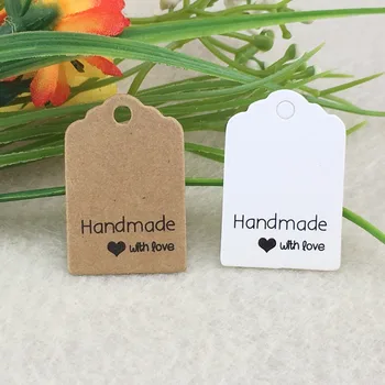 Size:3x2cm kraft tags 100PCS /lot hand made with love kraft Tag for gift box and Paper Cards DIY Gift Tags for Handmade cake
Size:3x2cm kraft tags 100PCS /lot hand made with love kraft Tag for gift box and Paper Cards DIY Gift Tags for Handmade cake