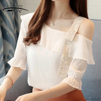 new Summer sexy slash neck women tops fashion woman blouses 2018 white chiffon women blouse shirt blusas feminine blouse 0688 40
new Summer sexy slash neck women tops fashion woman blouses 2018 white chiffon women blouse shirt blusas feminine blouse 0688 40