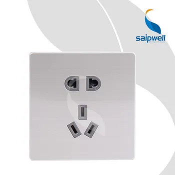250V 10A Luxury Design Wall Stainless Steel Power Socket , Socket Panel (SP-E60-14)
250V 10A Luxury Design Wall Stainless Steel Power Socket , Socket Panel (SP-E60-14)