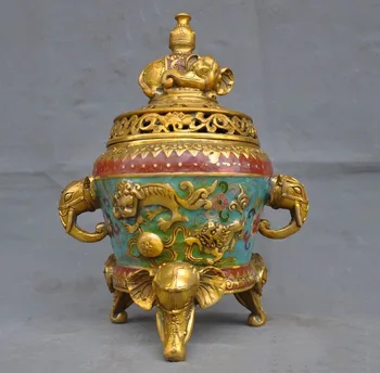 wedding decoration Chinese bronze Cloisonne Enamel Gilt Foo dog Lion Elephant Incense Burner censer
wedding decoration Chinese bronze Cloisonne Enamel Gilt Foo dog Lion Elephant Incense Burner censer