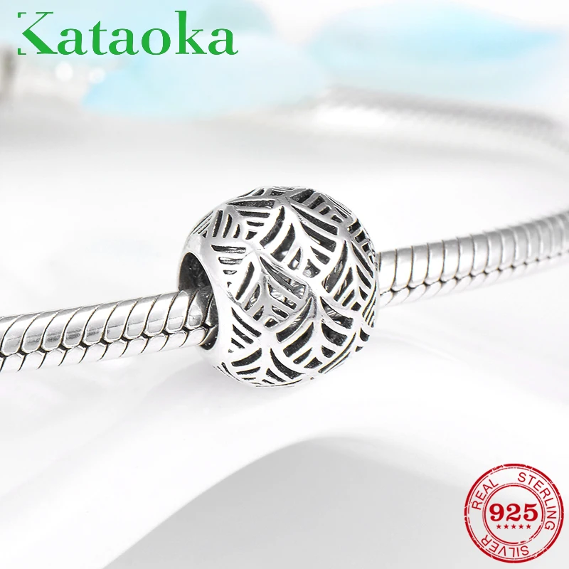 Hollow out Round shape Tropical palm leaf Charms beads 925 Sterling Silver Fit Original Pandora Charm Bracelet Jewelry making
Hollow out Round shape Tropical palm leaf Charms beads 925 Sterling Silver Fit Original Pandora Charm Bracelet Jewelry making