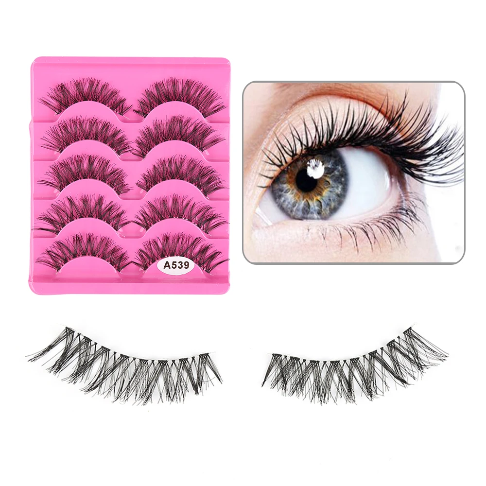 5 Pairs New Fashion Women Soft Natural Long Cross Fake Eye Lashes Handmade Thick False Eyelashes Extension Beauty Makeup Tools
5 Pairs New Fashion Women Soft Natural Long Cross Fake Eye Lashes Handmade Thick False Eyelashes Extension Beauty Makeup Tools