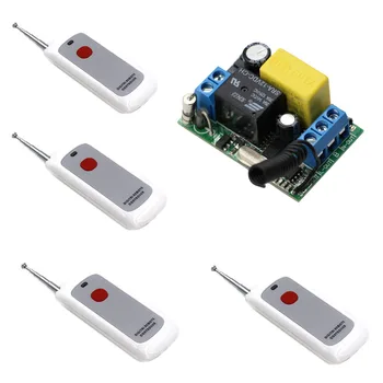 Good Design AC220V 1CH RF Wireless Remote Control Switch System Receiver & 4pcs Digital Remote Controllers Light Lamp LED ON OFF
Good Design AC220V 1CH RF Wireless Remote Control Switch System Receiver & 4pcs Digital Remote Controllers Light Lamp LED ON OFF