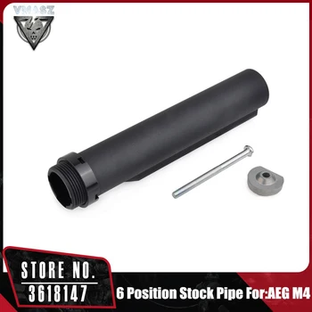 VMASZ Airsoft 6 Position Stock Pipe for WA M4 Series GBB Hunting Accessories Black VM07001 
VMASZ Airsoft 6 Position Stock Pipe for WA M4 Series GBB Hunting Accessories Black VM07001