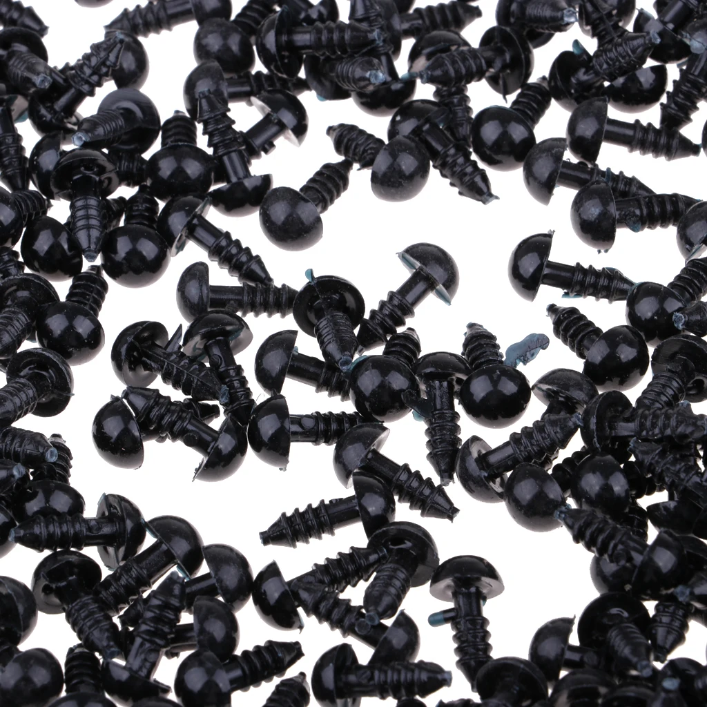 300 Pieces 6mm Plastic Safety Eyes For Teddy Bear Doll Animal Puppet Toys Crafts DIY Making Collections 300 Pieces 6mm Plastic Safety Eyes For Teddy Bear Doll Animal Puppet Toys Crafts DIY Making Collections