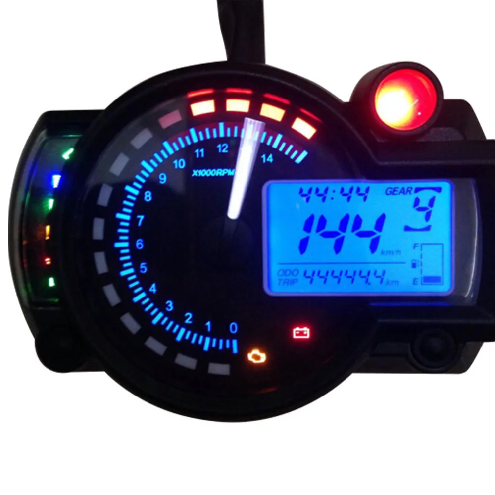 Samdo Universal 299 Kmh Mph Digital 14000RPM Speedometer Tachometer Odometer For Motorcycle
Samdo Universal 299 Kmh Mph Digital 14000RPM Speedometer Tachometer Odometer For Motorcycle