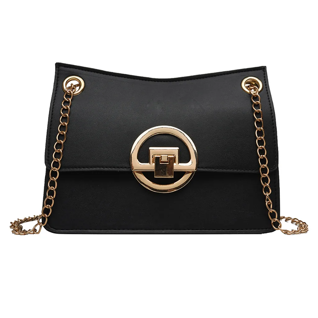 Women Solid Color Leather Joker One Shoulder Slung Messenger Bags Fashion Ladies Lock Shell Chain Small Square Bag Sac Femme
Women Solid Color Leather Joker One Shoulder Slung Messenger Bags Fashion Ladies Lock Shell Chain Small Square Bag Sac Femme