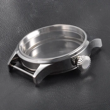 Corgeut 43mm Sapphire Glass polished SS Case Fit 6497/6498 movement 
Corgeut 43mm Sapphire Glass polished SS Case Fit 6497/6498 movement